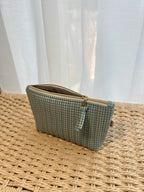 Gingham Medium Utility Pouch - Blueberry Pie