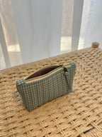 Gingham Mini Utility Pouch - Blueberry Pie