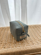 Gingham Mini Essentials Pouch - Blueberry Pie